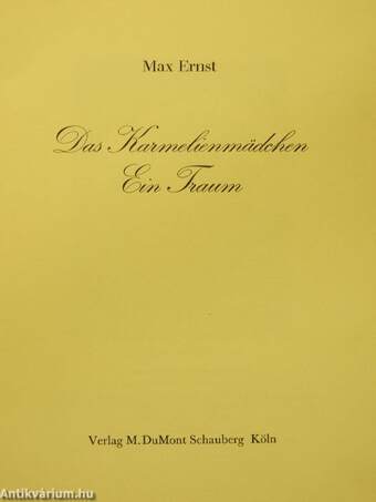 Das Karmelienmädchen/Ein Traum