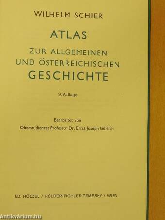 Atlas zur Allgemeinen und Österreichischen Geschichte