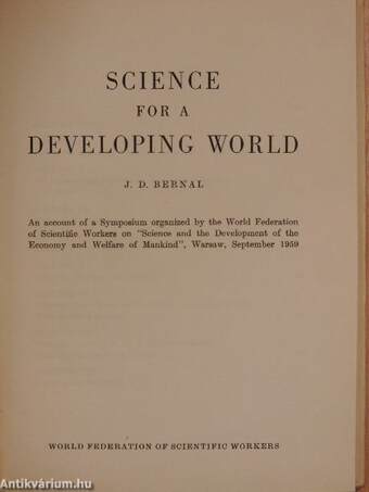 Science for a Developing World