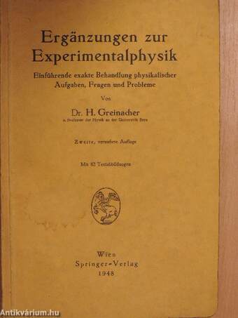 Ergänzungen zur Experimentalphysik