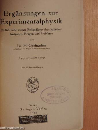 Ergänzungen zur Experimentalphysik