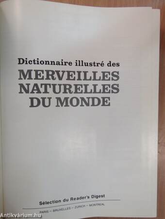 Dictionnaire illustre´ des merveilles naturelles du monde