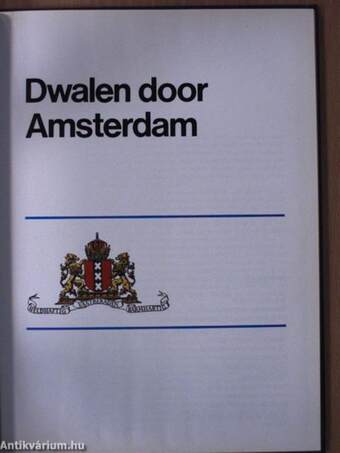 Dwalen door Amsterdam