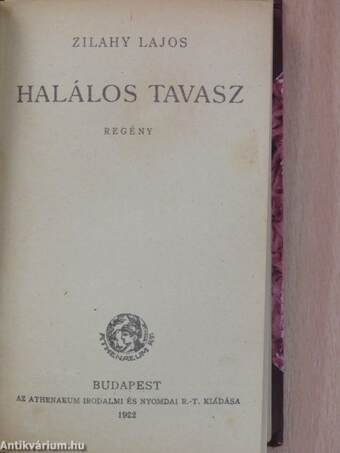 Milics Klára/Halál/Halálos tavasz/A kapitány leánya