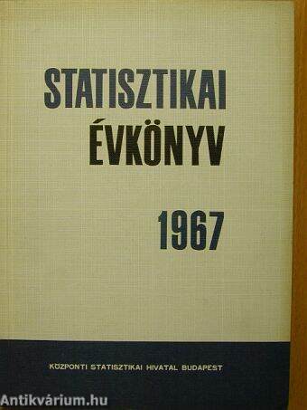 Statisztikai évkönyv 1967