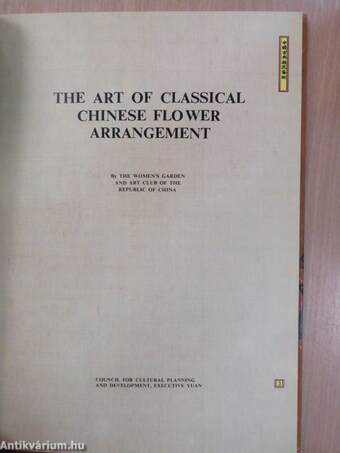 The Art of Classical Chinese Flower Arrangement