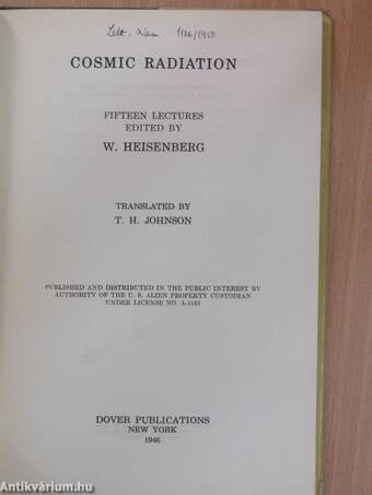 Cosmic radiation