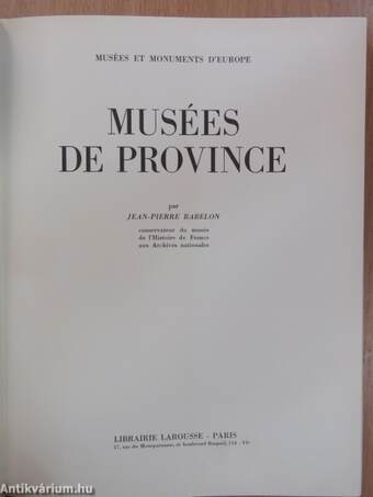 Musées de Province