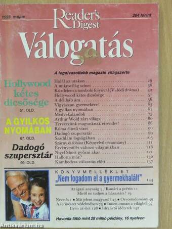 Reader's Digest Válogatás 1993. május