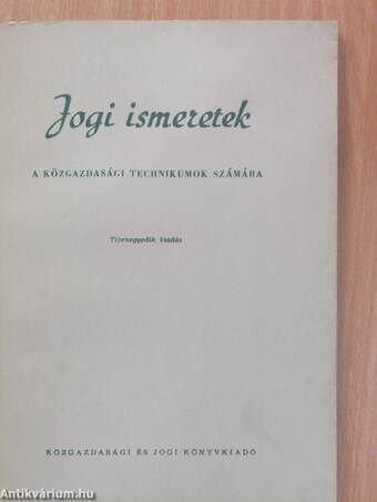 Jogi ismeretek