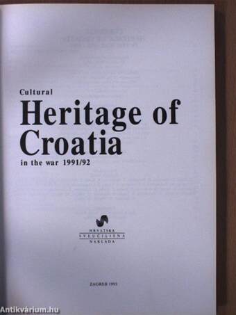 Cultural Heritage of Croatia in the War 1991/92