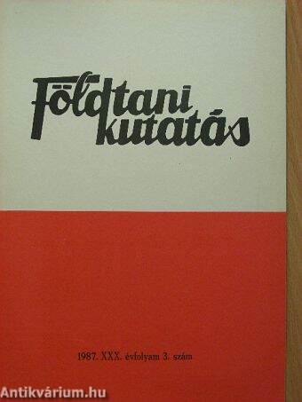 Földtani Kutatás 1987/3.