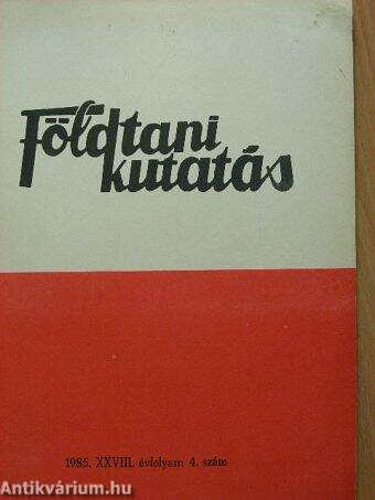 Földtani Kutatás 1985/4.