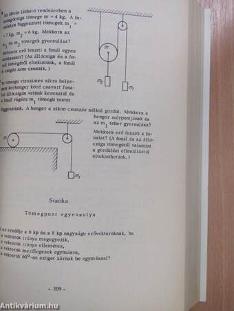 Felvételi tájékoztató és példatár