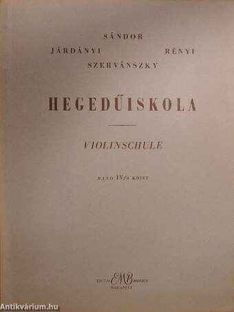 Hegedűiskola IV/a