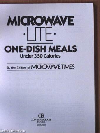 Microwave Lite One-Dish Meals