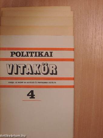 Politikai Vitakör 1978/4.