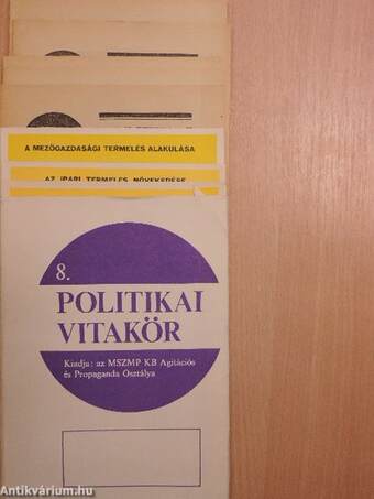 Politikai Vitakör 1976/8.