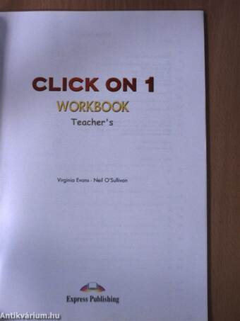 Click On 1 - Workbook - Teacher's