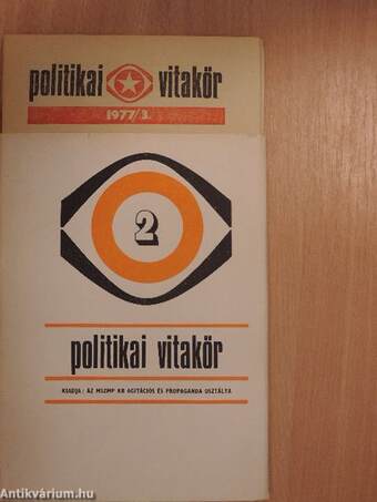 Politikai Vitakör 1977/2.