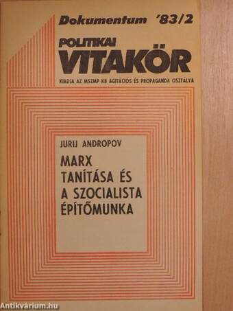 Politikai Vitakör 1983/2.