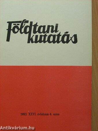 Földtani Kutatás 1983/4.