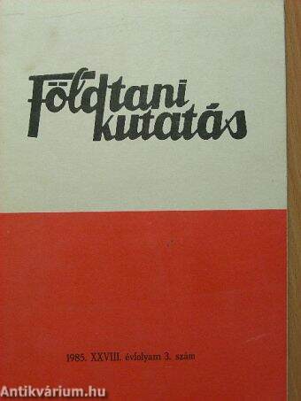 Földtani Kutatás 1985/3.