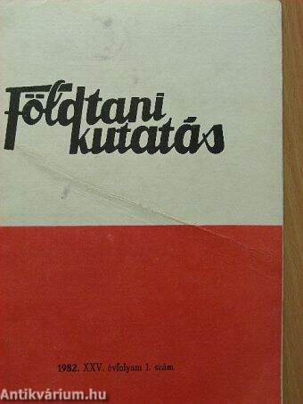 Földtani Kutatás 1982/1.