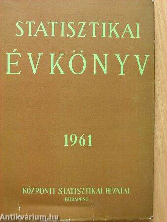 Statisztikai évkönyv 1961