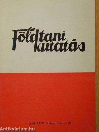 Földtani Kutatás 1980/1-2.