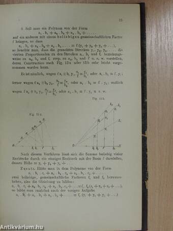 Das Graphische Rechnen und die Graphische Statik I.