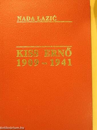 Kiss Ernő 1909-1941