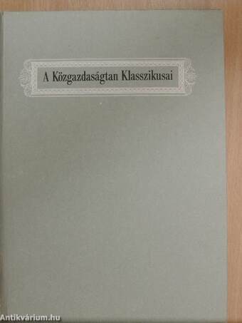 A politikai gazdaságtan és az adózás alapelvei