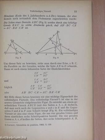 Einführung in die projektive Geometrie