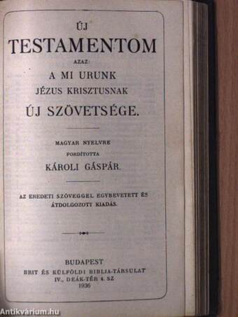 Szent Biblia