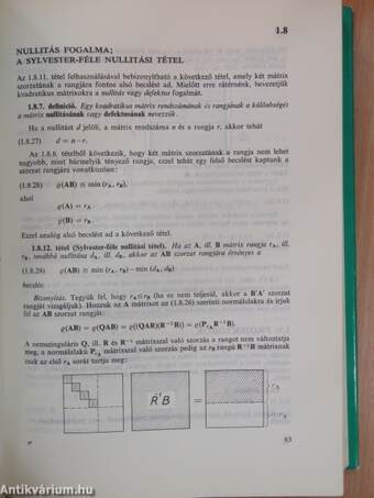 Lineáris algebra és alkalmazásai