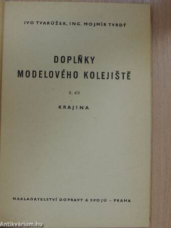 Doplňky Modelového Kolejište II. (töredék)