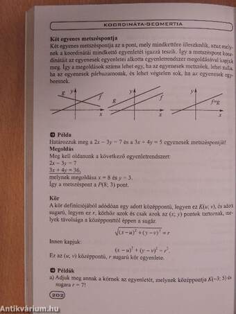 Alapösszefüggések matematikából