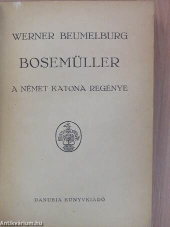 Bosemüller (Tiltólistás kötet)