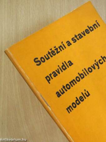 Soutěžní a stavební pravidla automobilových modelů