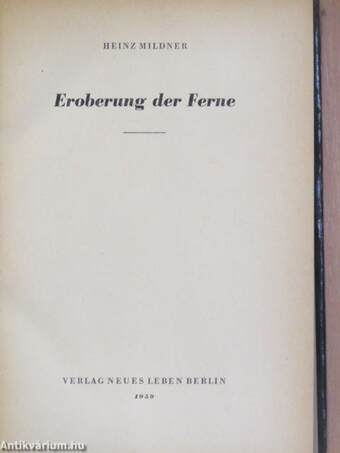 Eroberung der Ferne