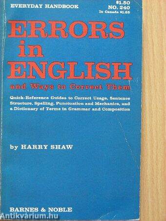 Errors in English