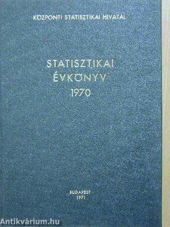 Statisztikai Évkönyv 1970