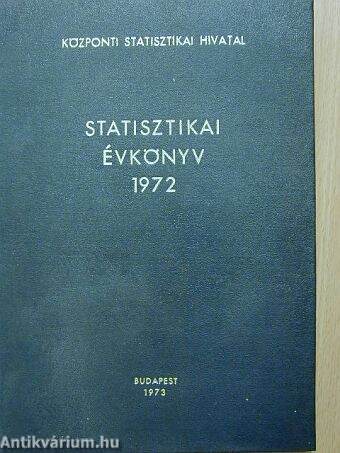 Statisztikai évkönyv 1972