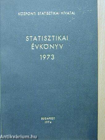 Statisztikai Évkönyv 1973