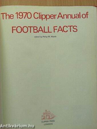 The 1970 Clipper Annual of Football Facts