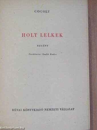 Holt lelkek