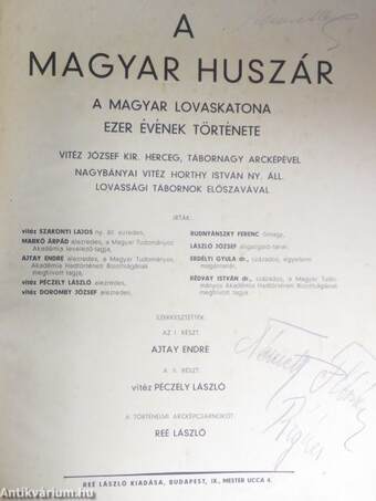 A magyar huszár (rossz állapotú)