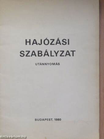 Hajózási szabályzat