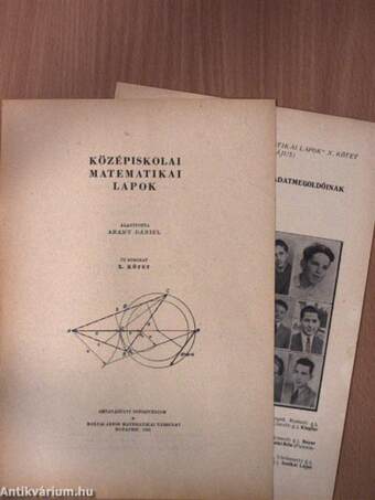 Középiskolai matematikai lapok 1955. X. kötet 1-5.